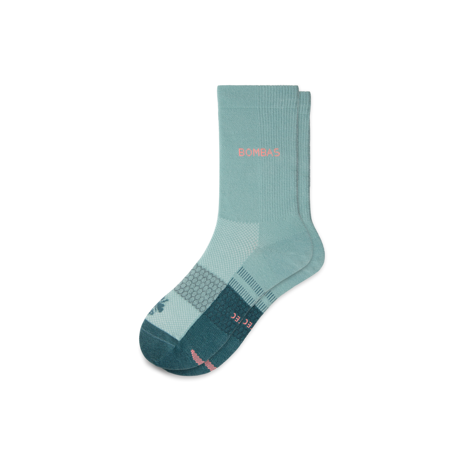 Lightweight Athletic Half Calf Socks - Misty Sky L [8579]