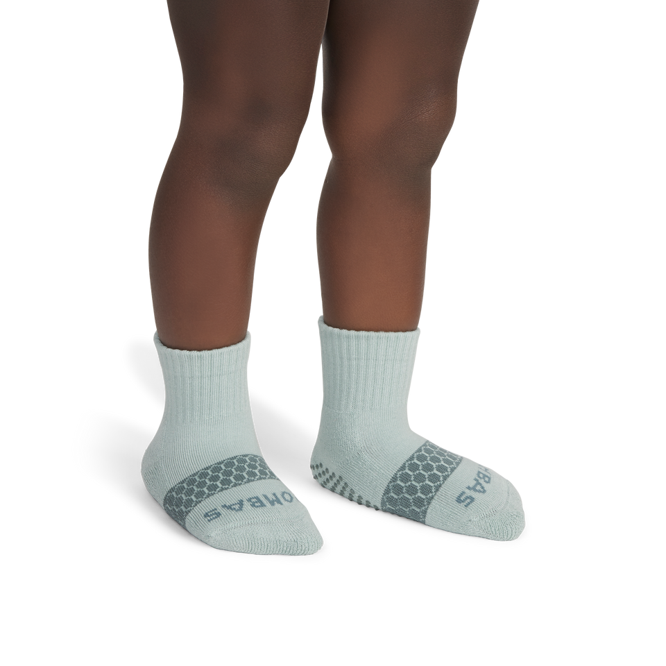 Solids Gripper Calf Socks - Misty Sky TO1 [8618]