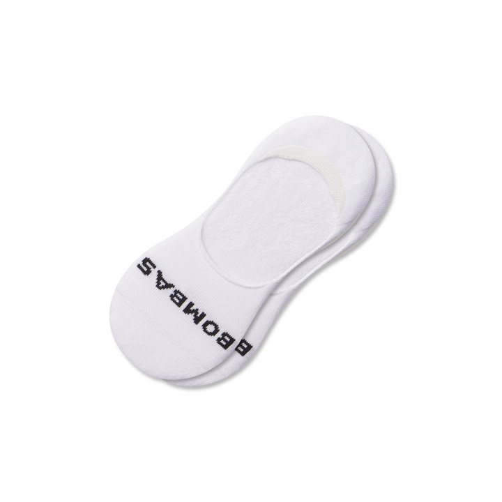 Mid-Cut No Show Socks - White L [8620]