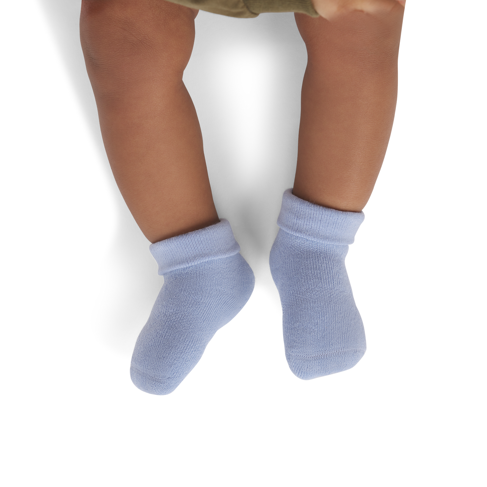 Solids Calf Socks (0-6 Months) - Dawn Blue BO1 [8621]