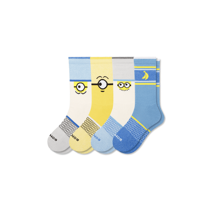 Minions Calf Sock 4-Pack - Steady Trail Move