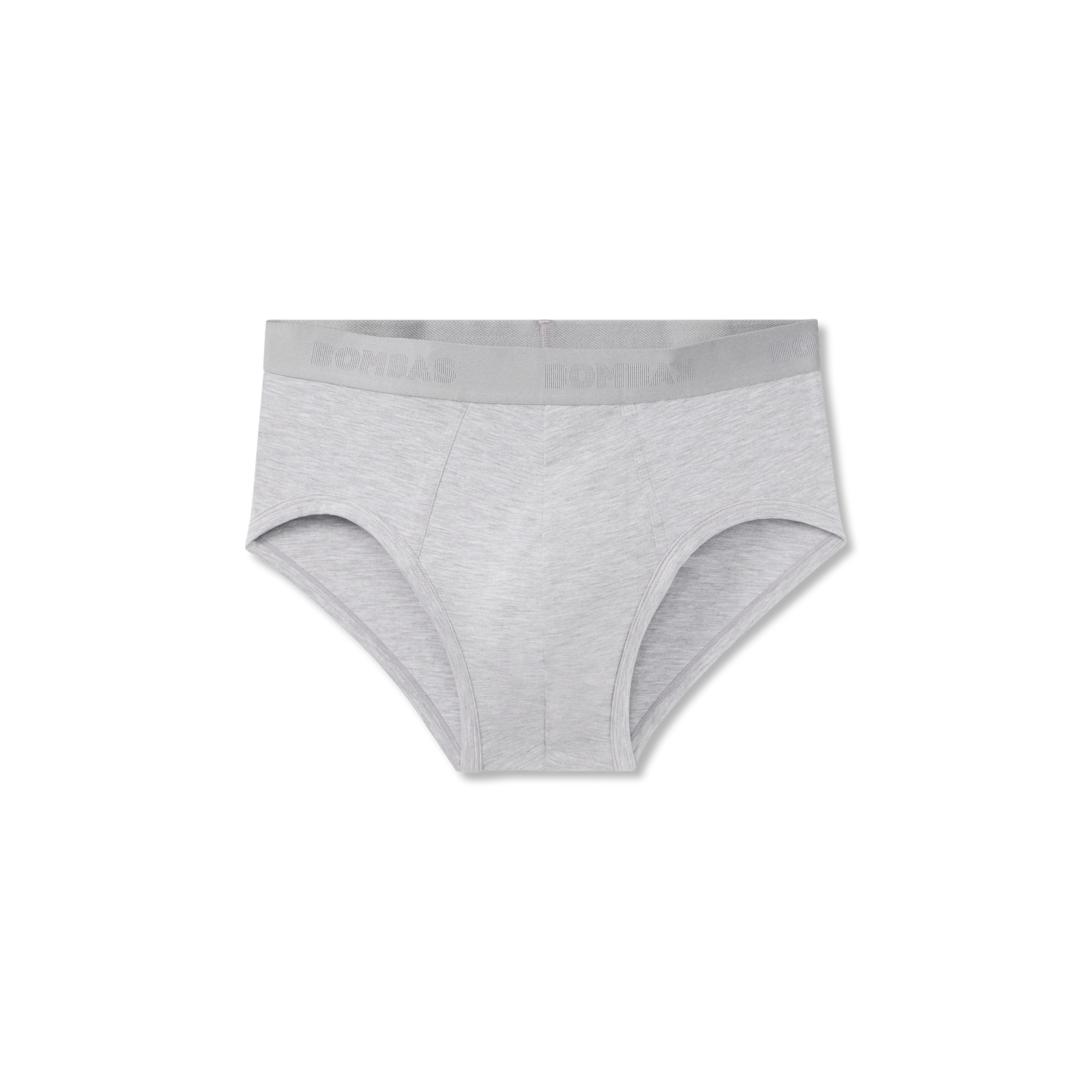 Cotton Modal Blend Brief - Medium Heather Grey L [8817]