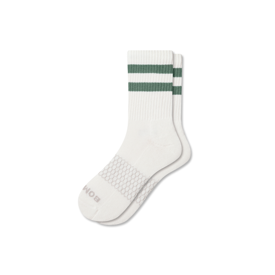 Women's Vintage Stripes Half Calf Socks - Cozy Recovery Rotation