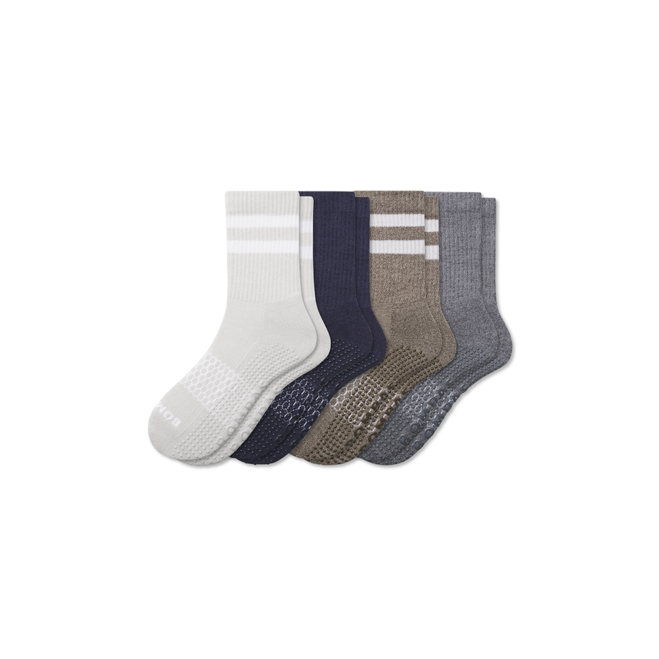 Women's Gripper Half Calf Sock 4-Pack - Harbor Navy Mix