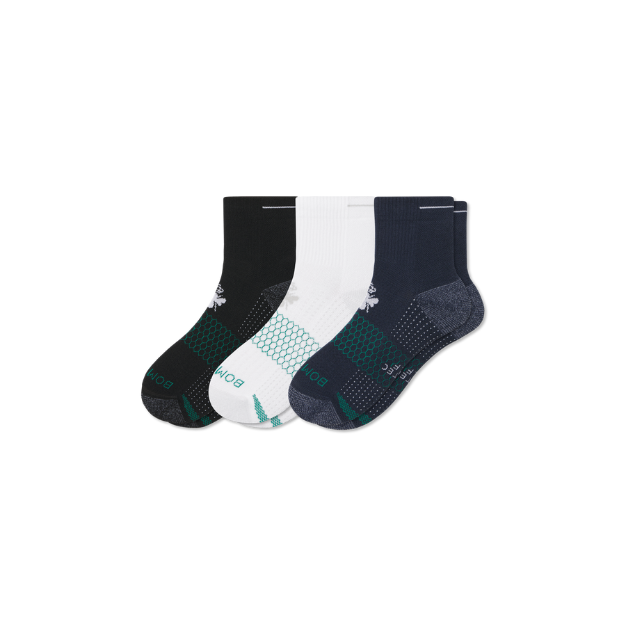 Women's Golf Quarter Sock 3-Pack - Weekend Studio Step