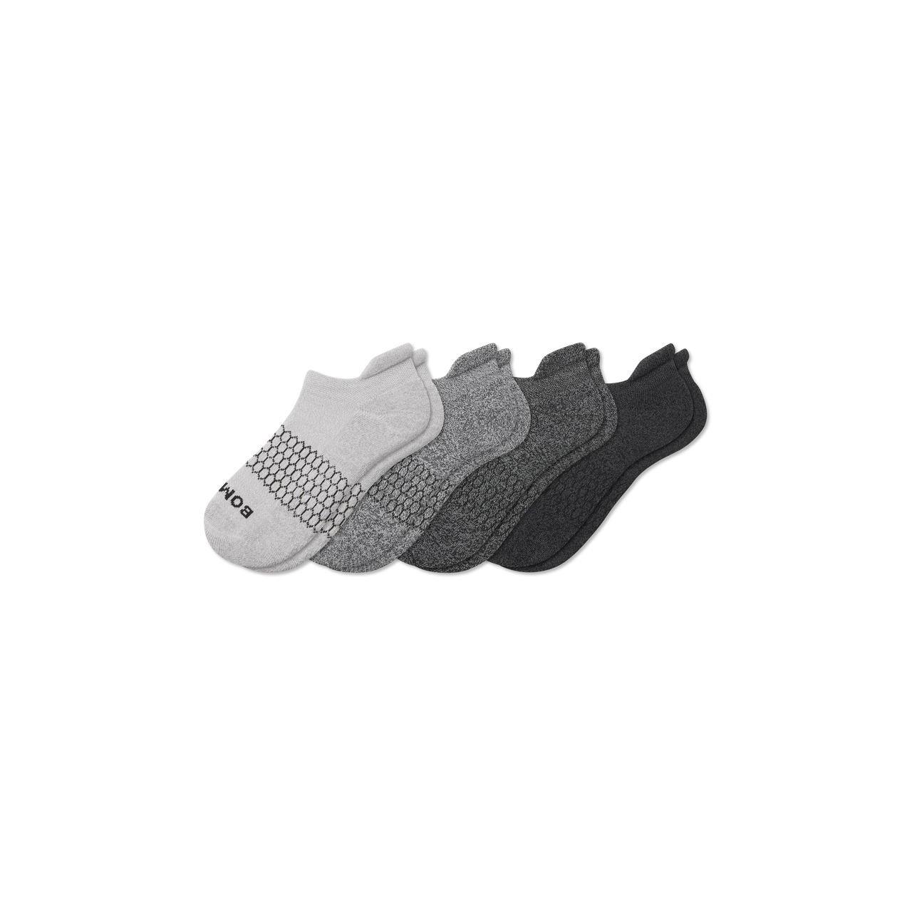 Youth Marl Ankle Sock 4-Pack - Shades L [9040]