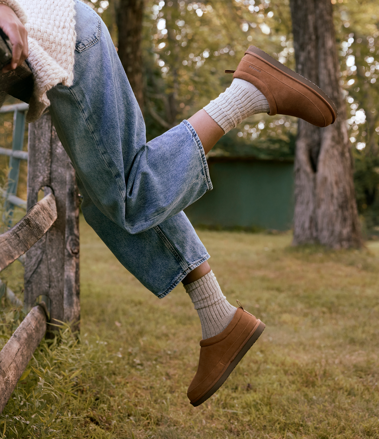 Women's Saturday Suede Slip-On - Camel [LIFESTYLE] [9054]