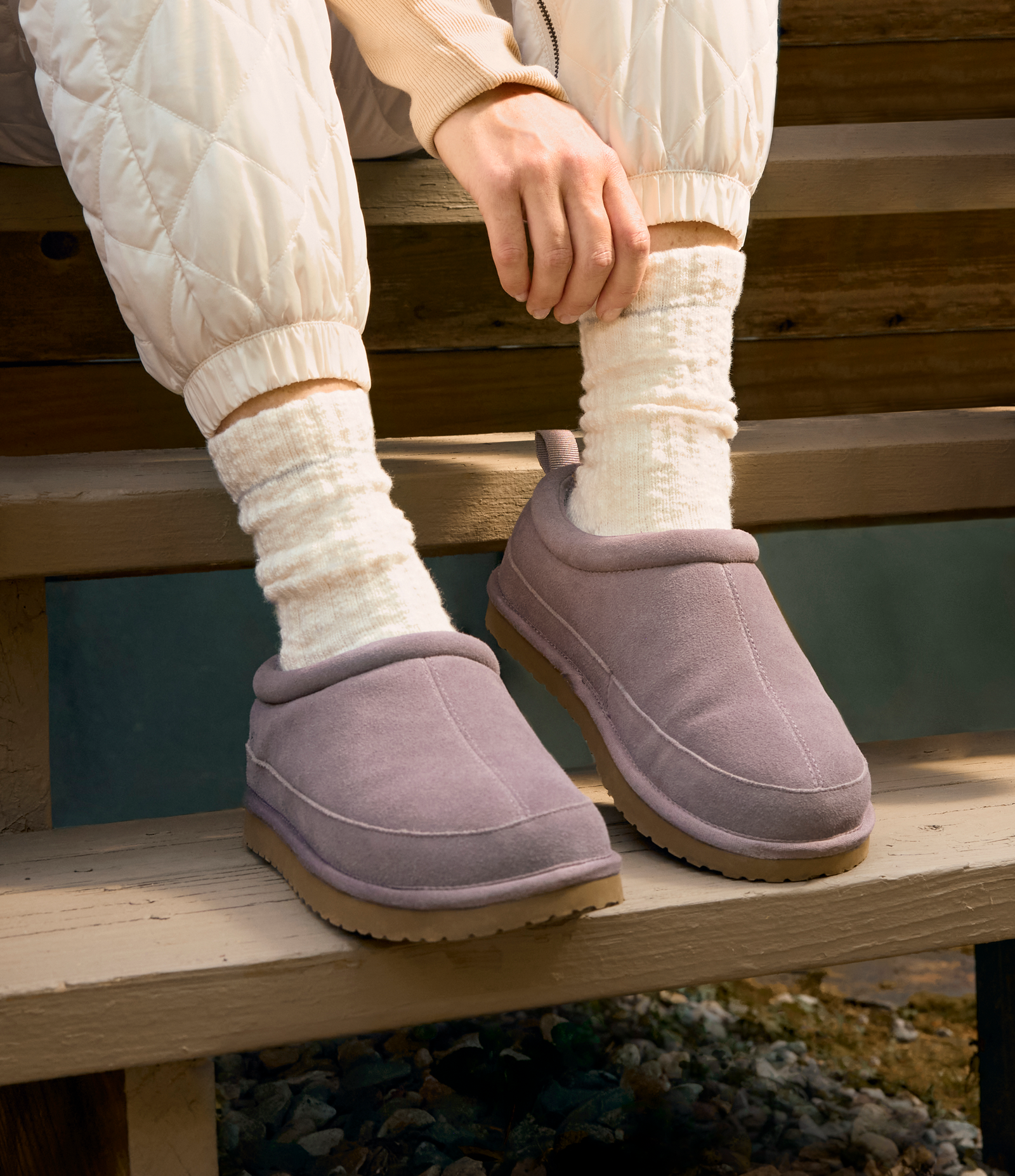 Women's Saturday Suede Slip-On - Dusty Purple [LIFESTYLE][9054]