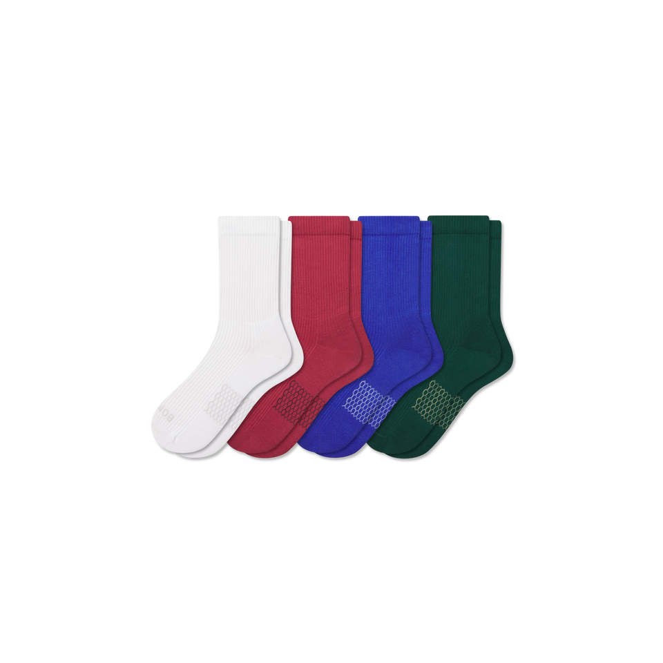 Modern Rib Half Calf Sock 4-Pack - everglade mix [9259]