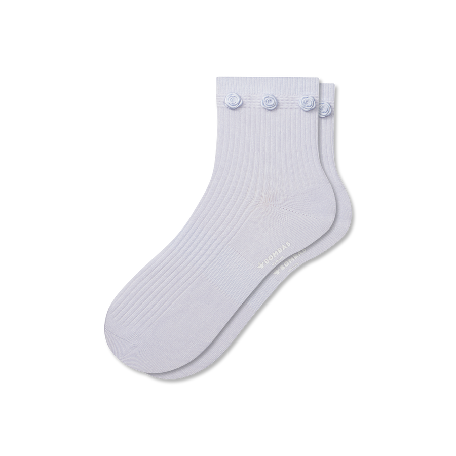 Women's Rosette True Rib Quarter Socks - Soft Trail Comfort