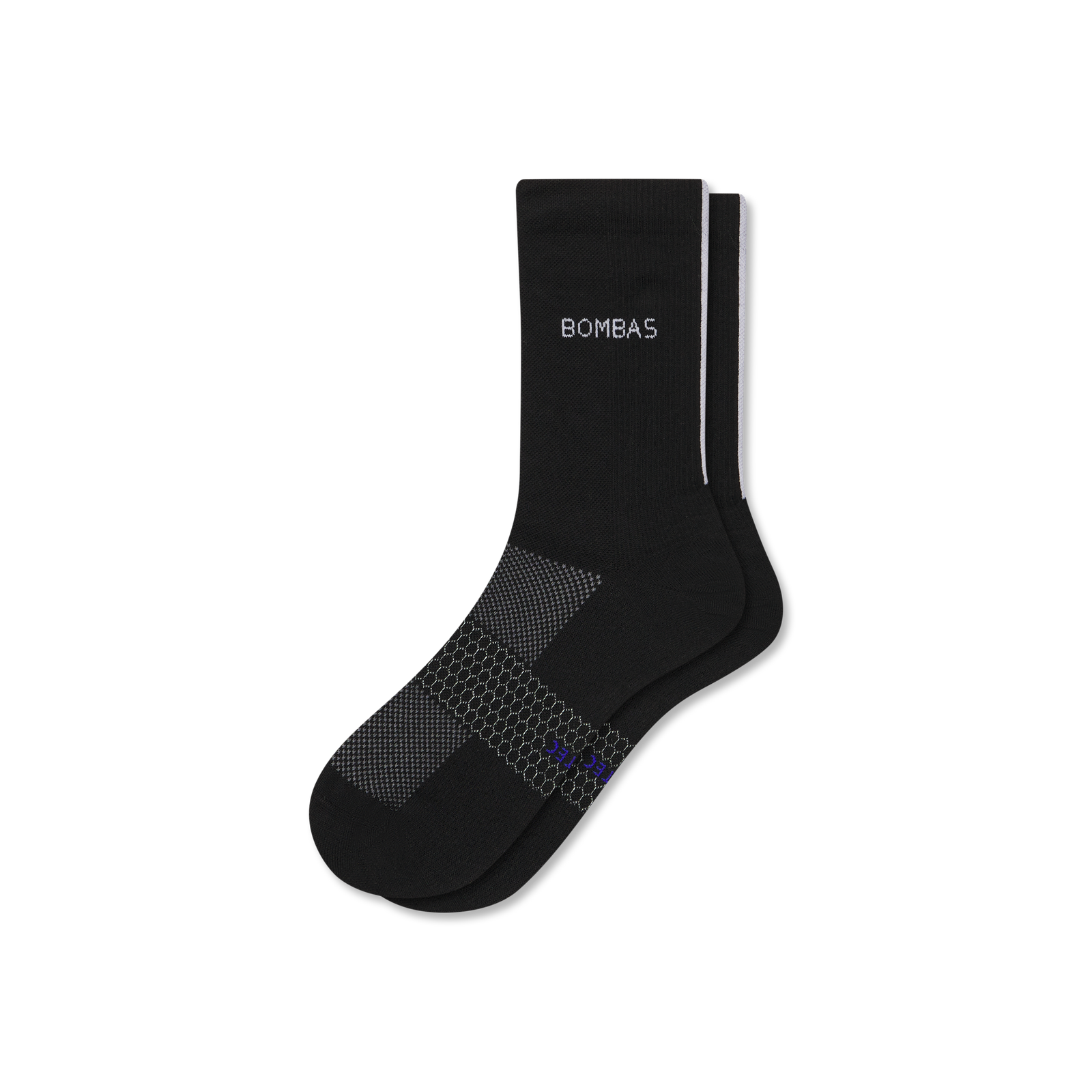 Lightweight Athletic Half Calf - Black L [9624]