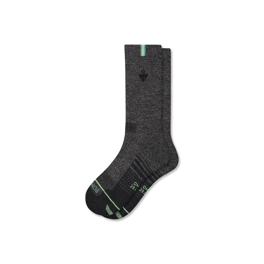 Women's Merino Wool Blend Run Calf Socks - Outdoor Court Cushion