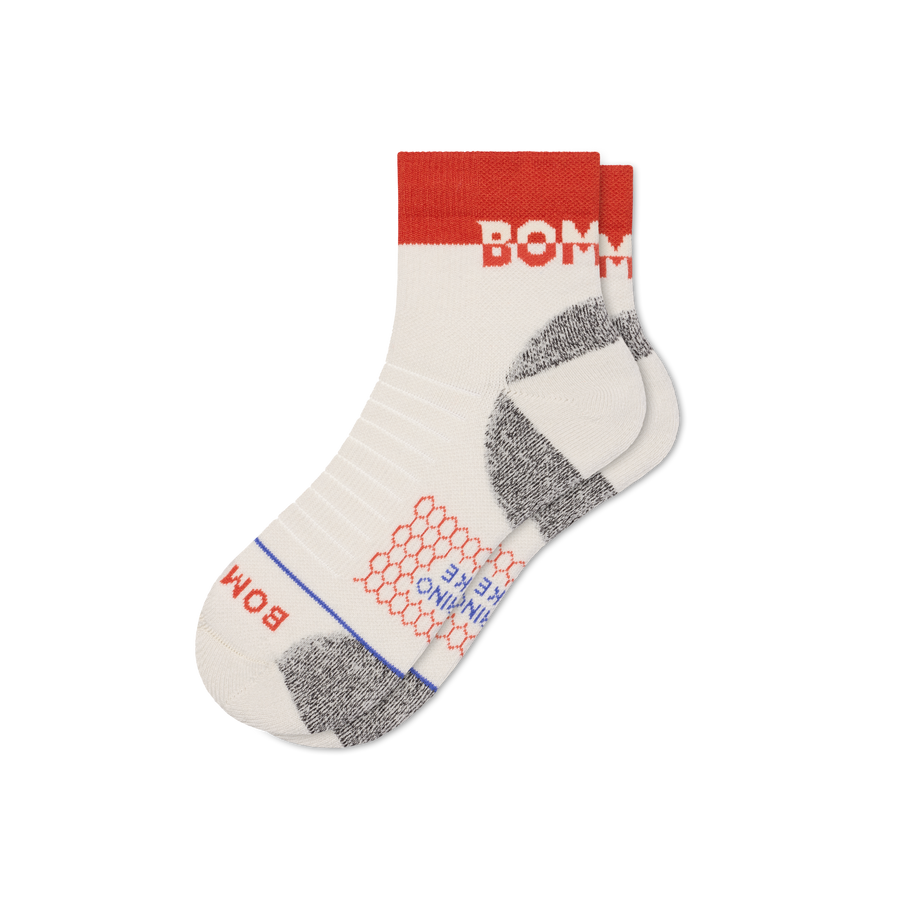 Women's Merino Wool Blend Hiking Quarter Socks - Smooth No Show Cushion