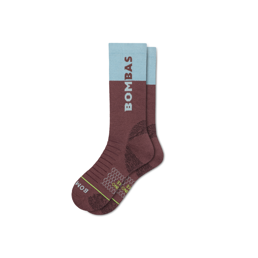 Men's Merino Wool Blend Hiking Calf Socks - Cozy Ankle Step