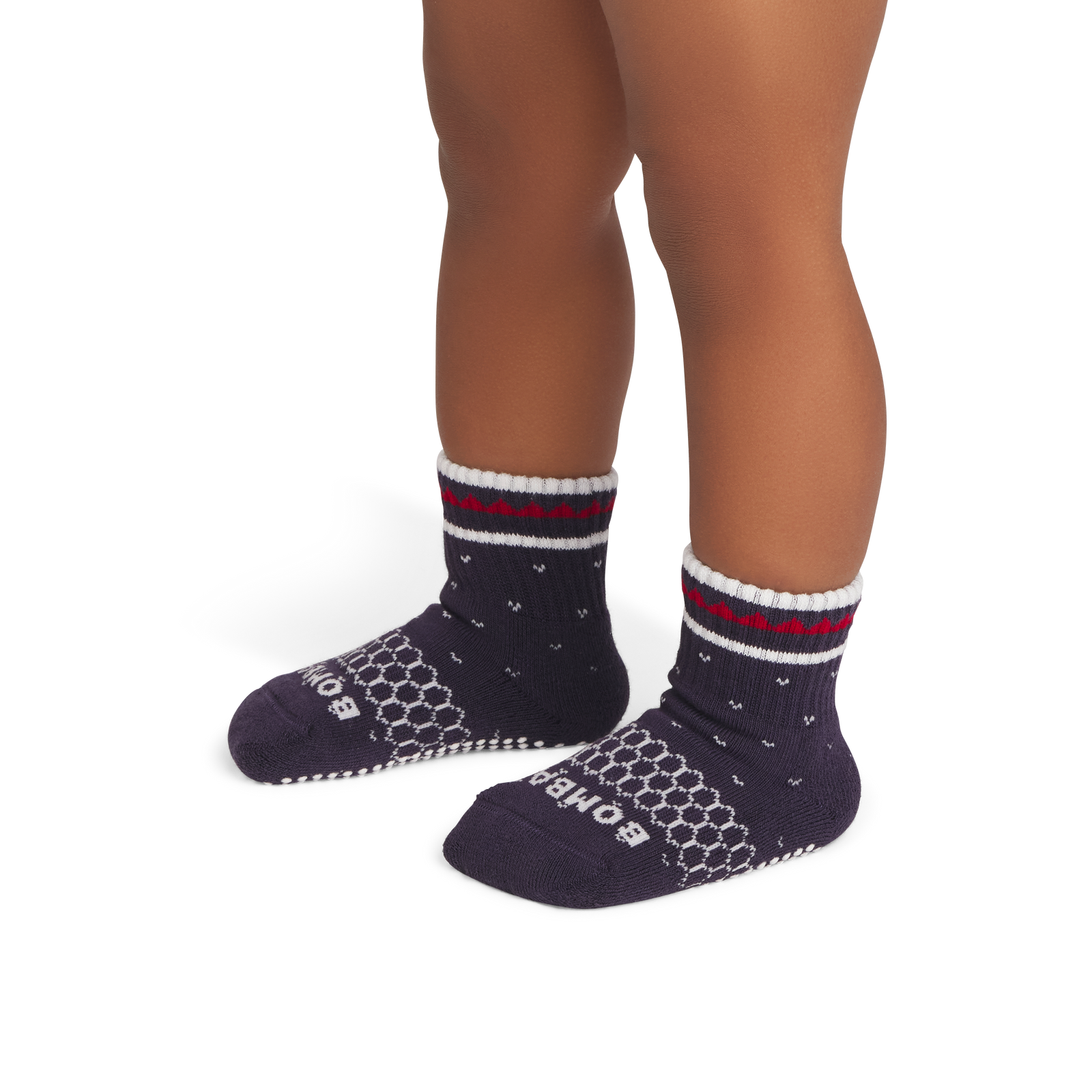 Toddler Gripper Calf Socks - Night Bloom OM1