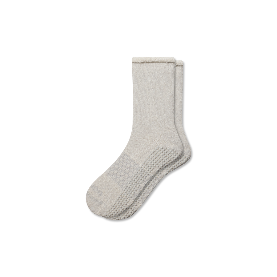 Men’s Roll-Top Merino Blend Gripper House Sock - Steady Weekend Step