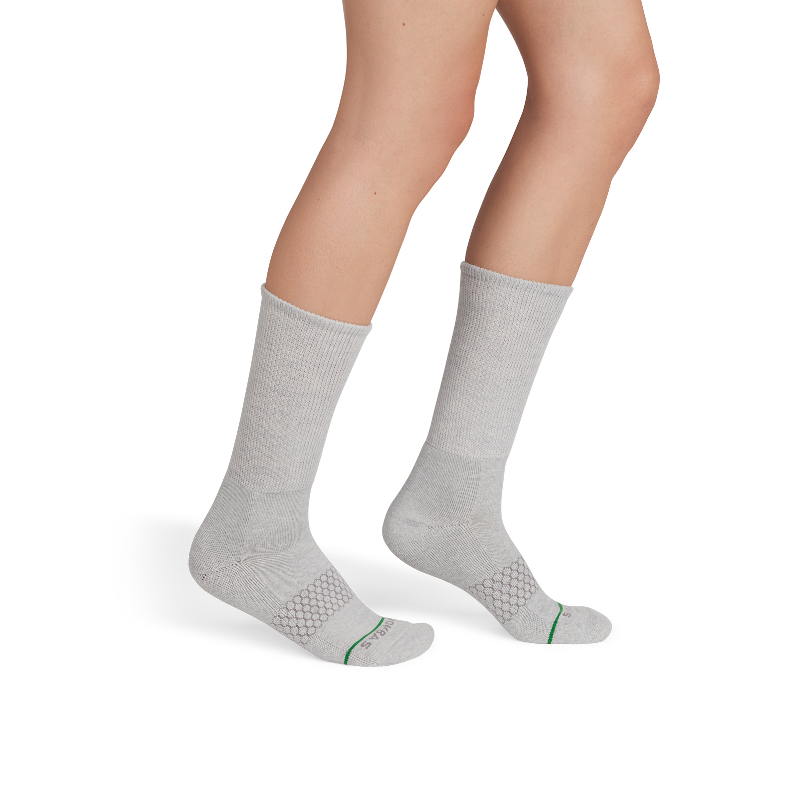Merino Wool Blend Ultra Stretch Calf Socks - Misty Cloud Heather WO1 [9812]