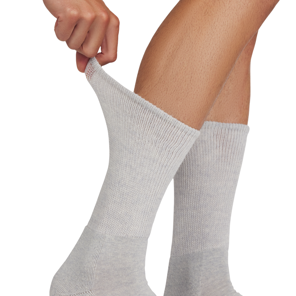 Merino Wool Blend Ultra Stretch Calf Socks - Misty Cloud Heather MO2 [9812]