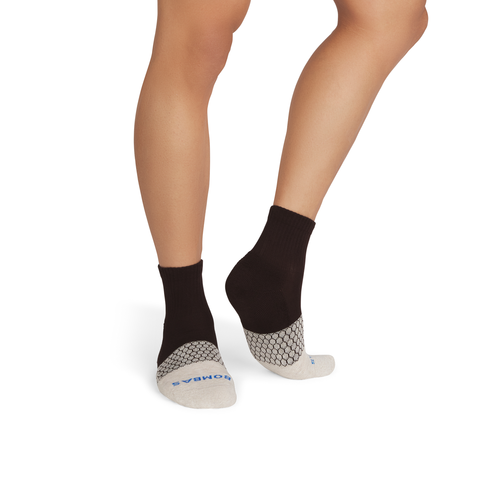 Quarter Socks - chai latte htr dark espresso MO1 [9816]