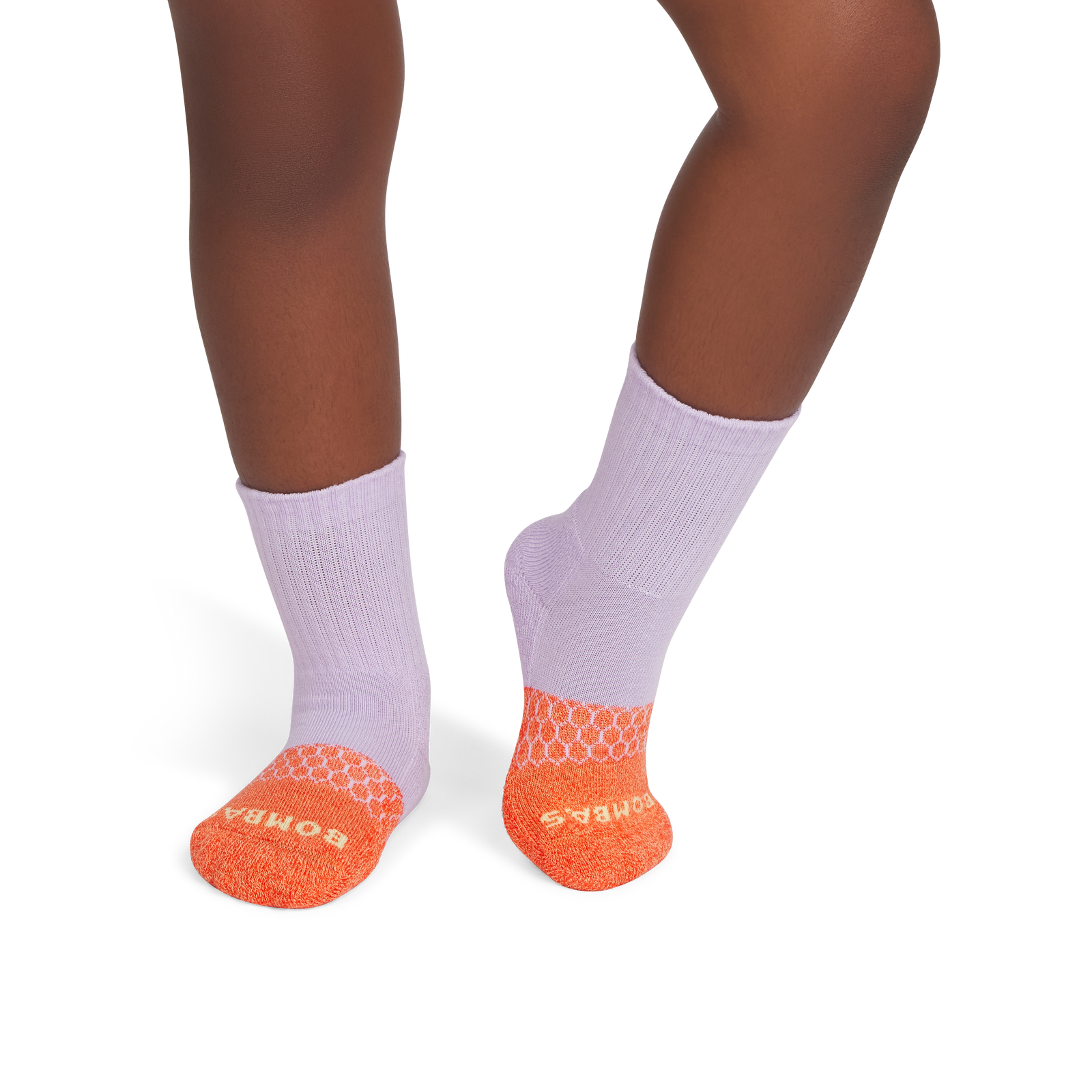 Junior Calf Socks - Bright Cantaloupe OM1