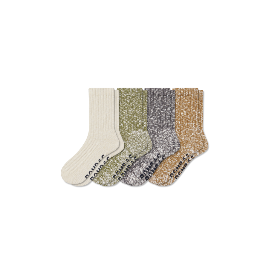 Women's Chunky Ragg Half Calf Sock 4-Pack - Trail Recovery Step