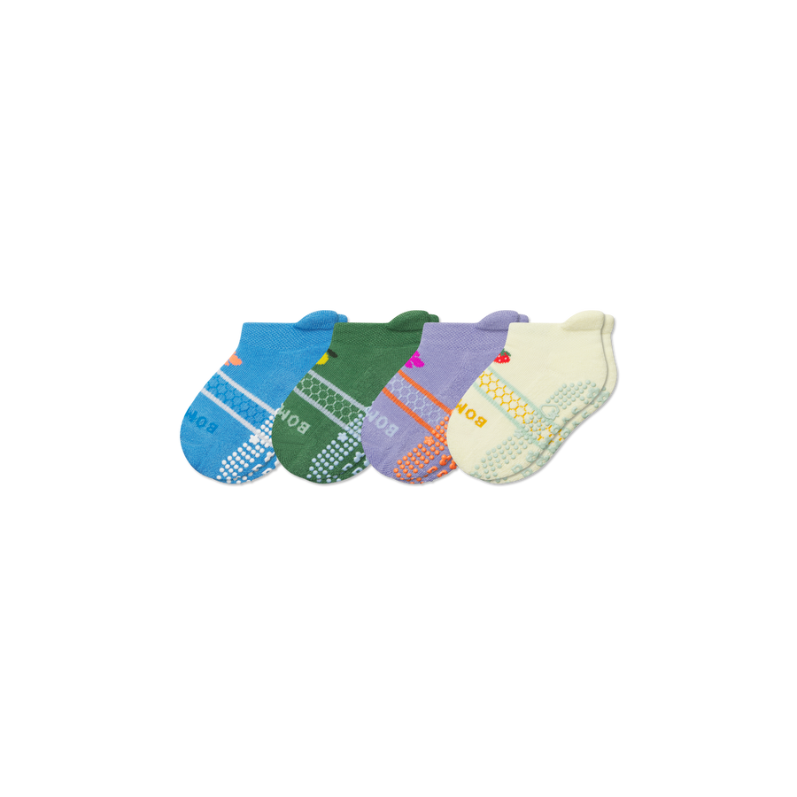 Toddler Garden Party Ankle Sock 4-Pack - Daily Ankle Move