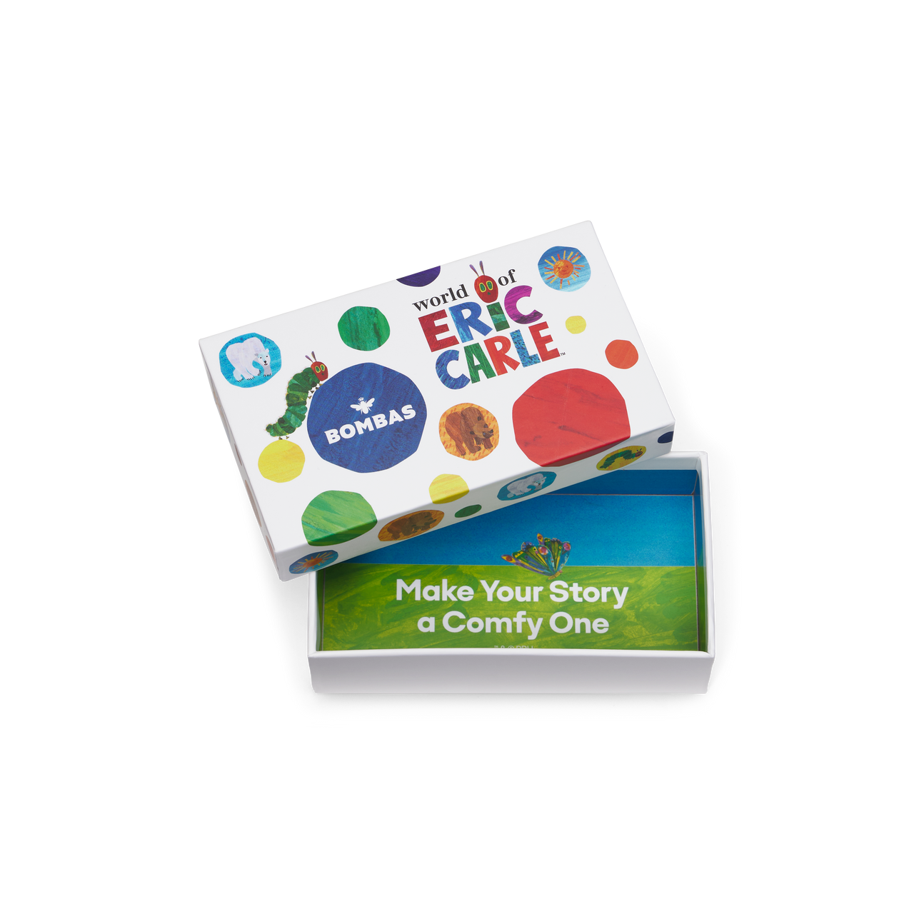 Toddler Eric Carle Lightweight Calf Sock 4-Pack Gift Box - critter mix L [9894]