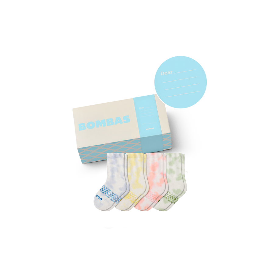 Junior Celebration Calf Sock 4-Pack Gift Box - Outdoor Packing Carry
