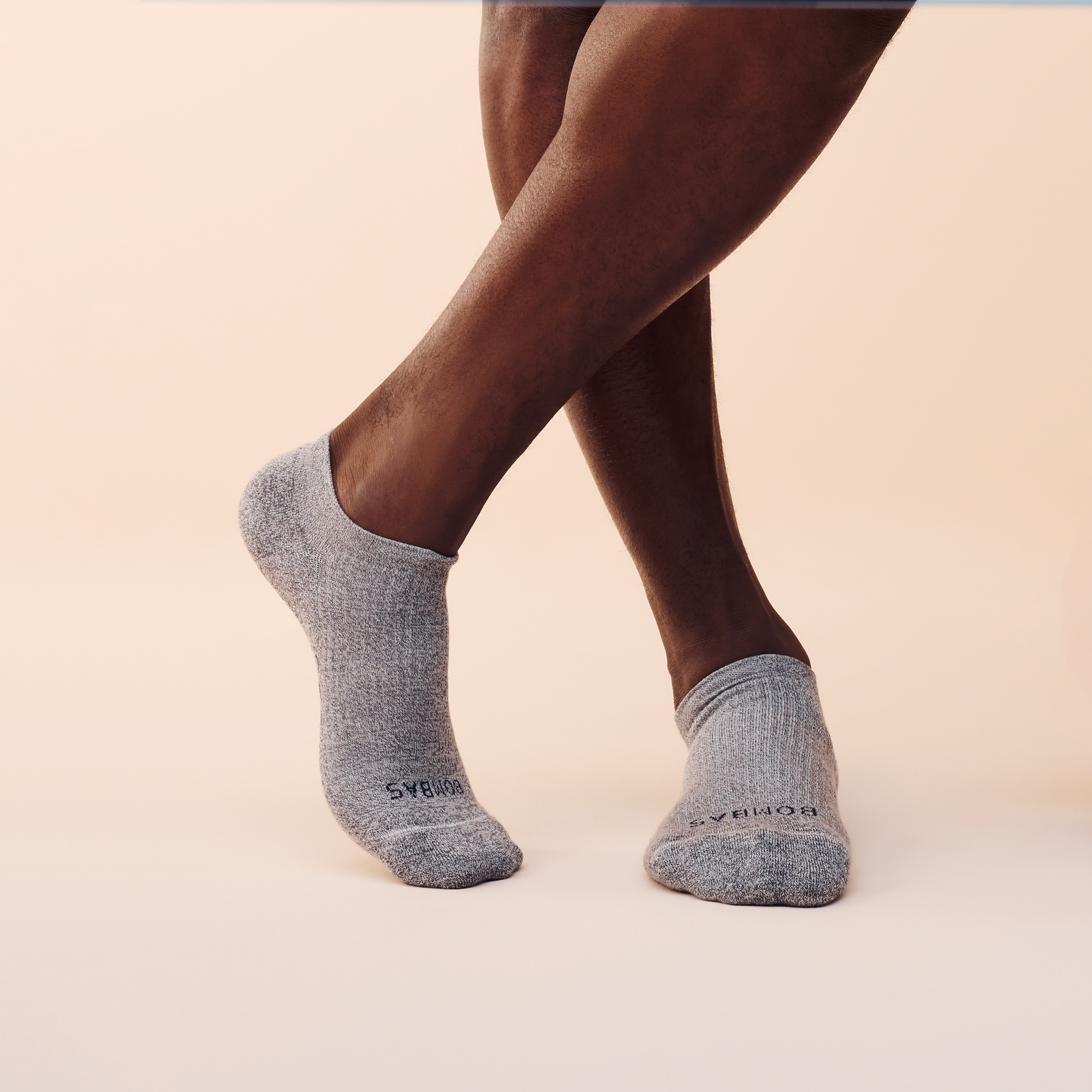 Modern Rib Ankle Socks - Washed Black Soft White MO [8607] [Lifestyle]