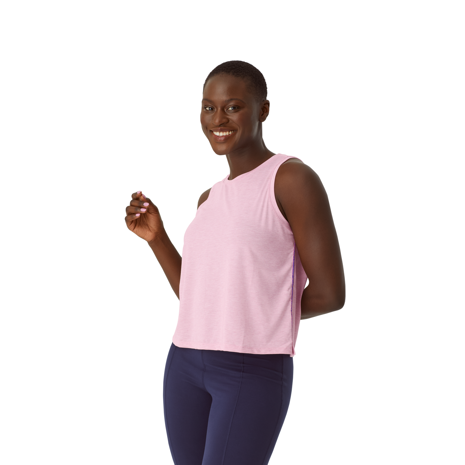 Soft Tech Tank Top Mauve WO6