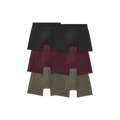 Birdseye Green Burgundy Mix