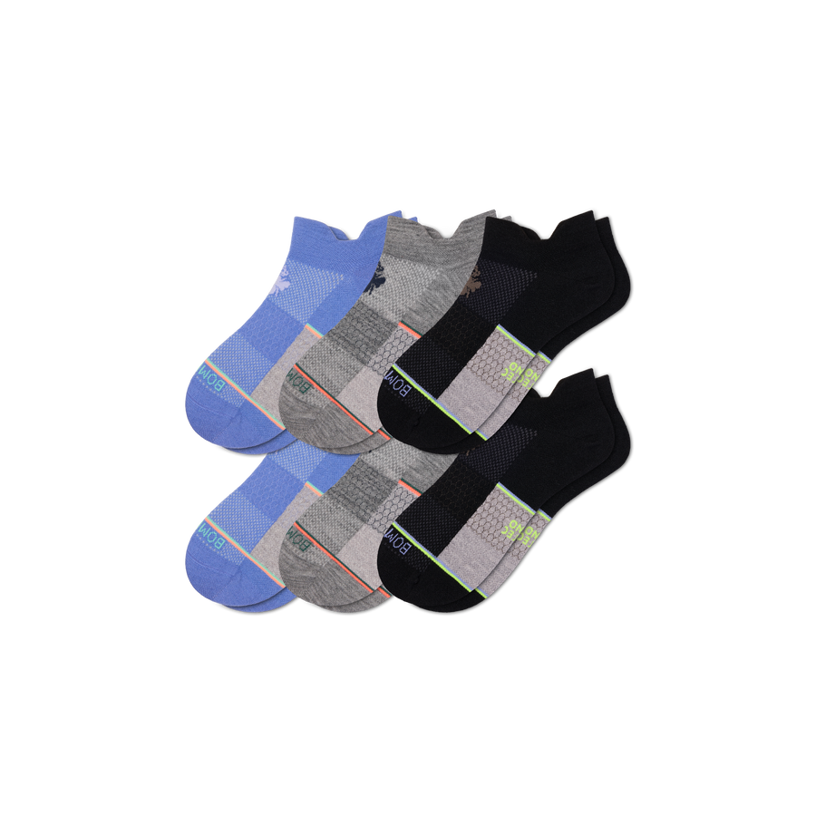 Men's UltraLite Sport Merino Wool Blend Ankle Sock 6-Pack - Trail Crew Wear