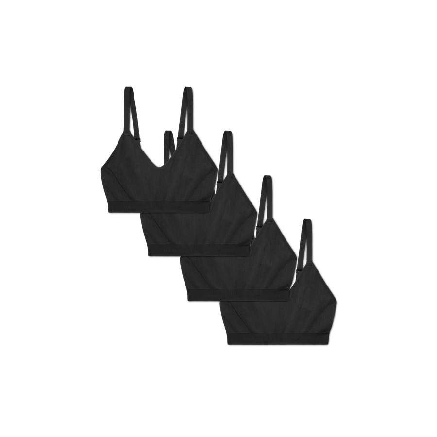 Women's Seamless Scoop Bralette 4-Pack - Stretch Everyday Hold