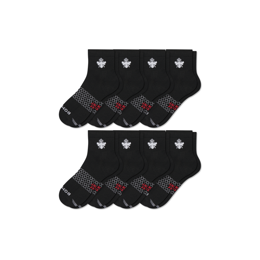Men's All Sport Quarter Sock 8-Pack - Breathable Comfort