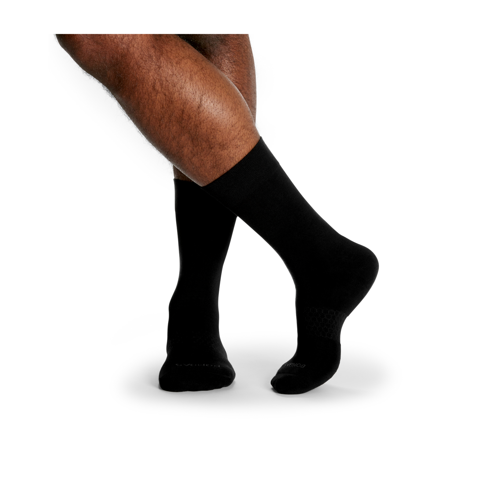 Men's Dress Calf Sock 4-Pack - black - 10