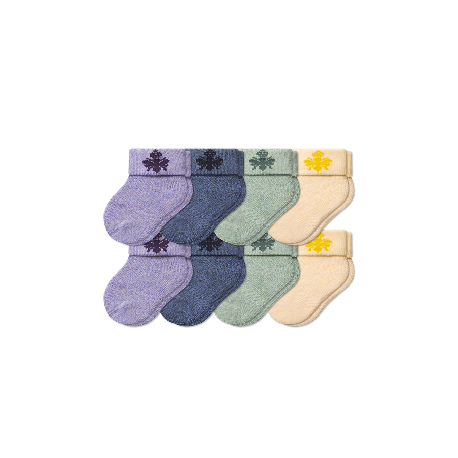 Baby Sock 8-Pack (0-6 Months) - Play Day Step