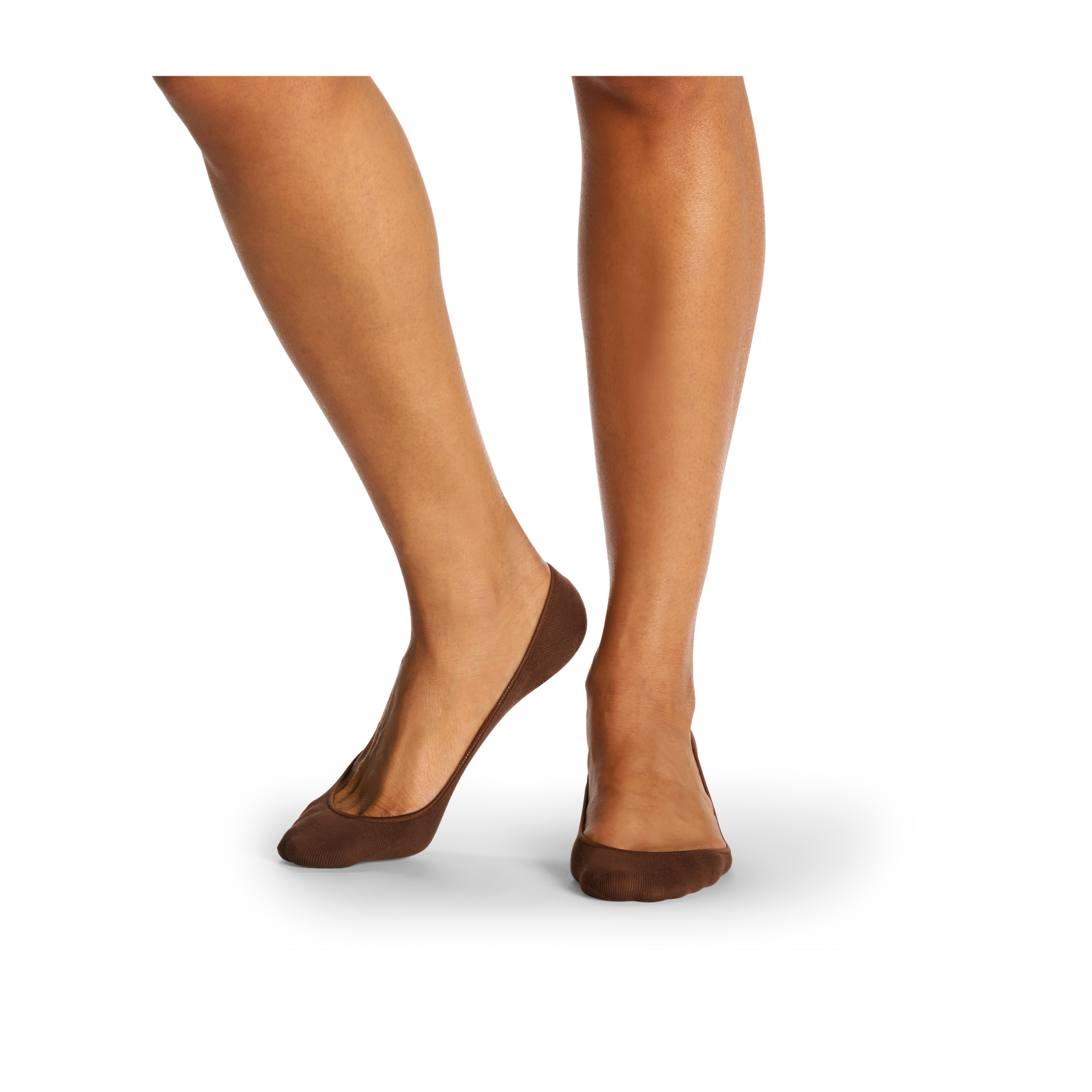 Women's Low-Cut No Show Sock 8-Pack - brown - 19
