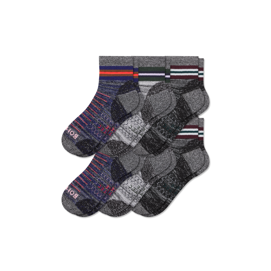 Men's Hiking Quarter Sock 6-Pack - Modern Hike Pair