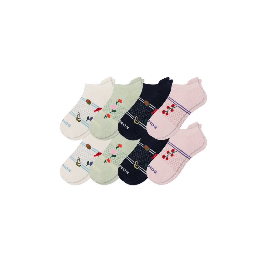 Women's Dinner Party Ankle Sock 8-Pack - Modern Step