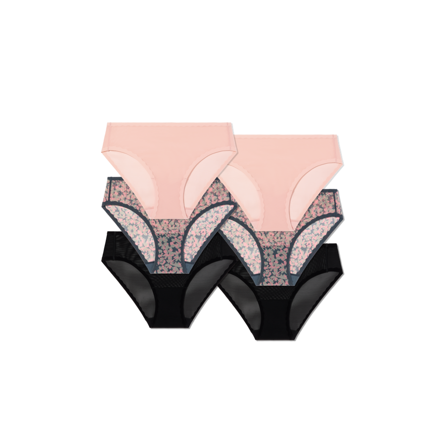 Women’s SoftMesh Brief 6-Pack - Easy Base