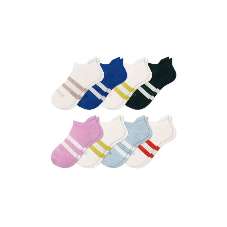 Youth Ankle Sock 8-Pack - Daily Ankle Fit