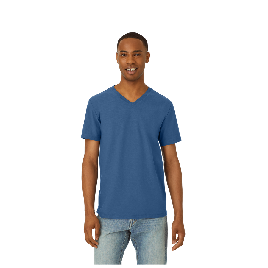 Men's Air Slub V-Neck T-Shirt - Relaxed Everyday Fit