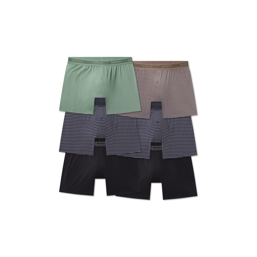 Men's Soft Flex Slim Boxer 6-Pack - Modal Flex Layer