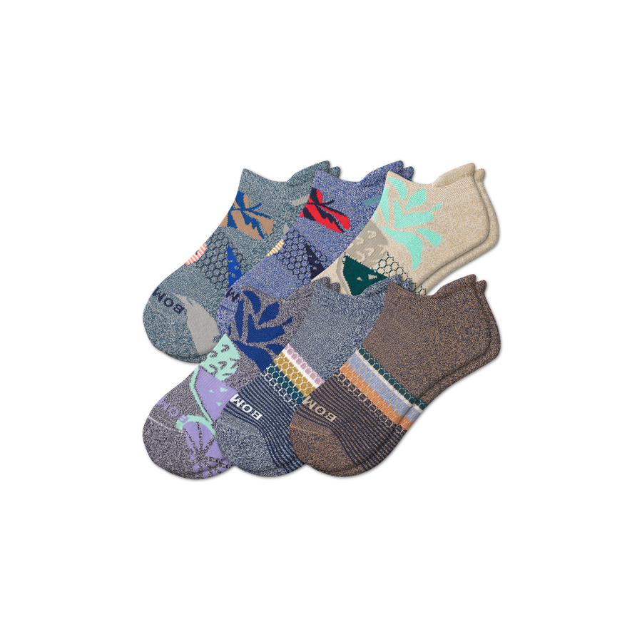 Men’s Tropical Ankle Sock 6-Pack - Weekend Trail Fit