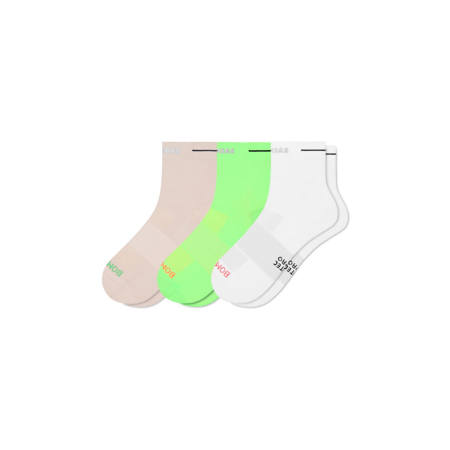 Women's RunPro Quarter Sock 3-Pack - Outdoor Crew Wear