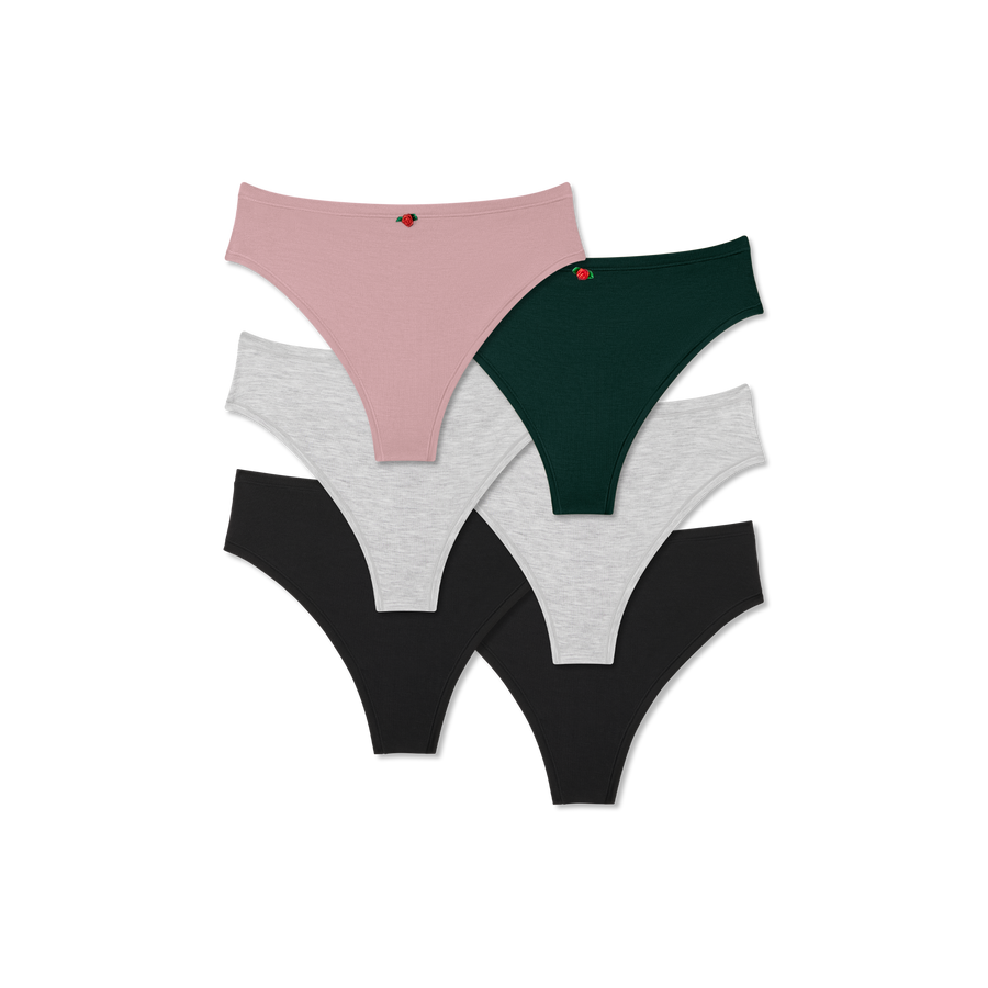Women's Super Soft Thong 6-Pack - Second Skin