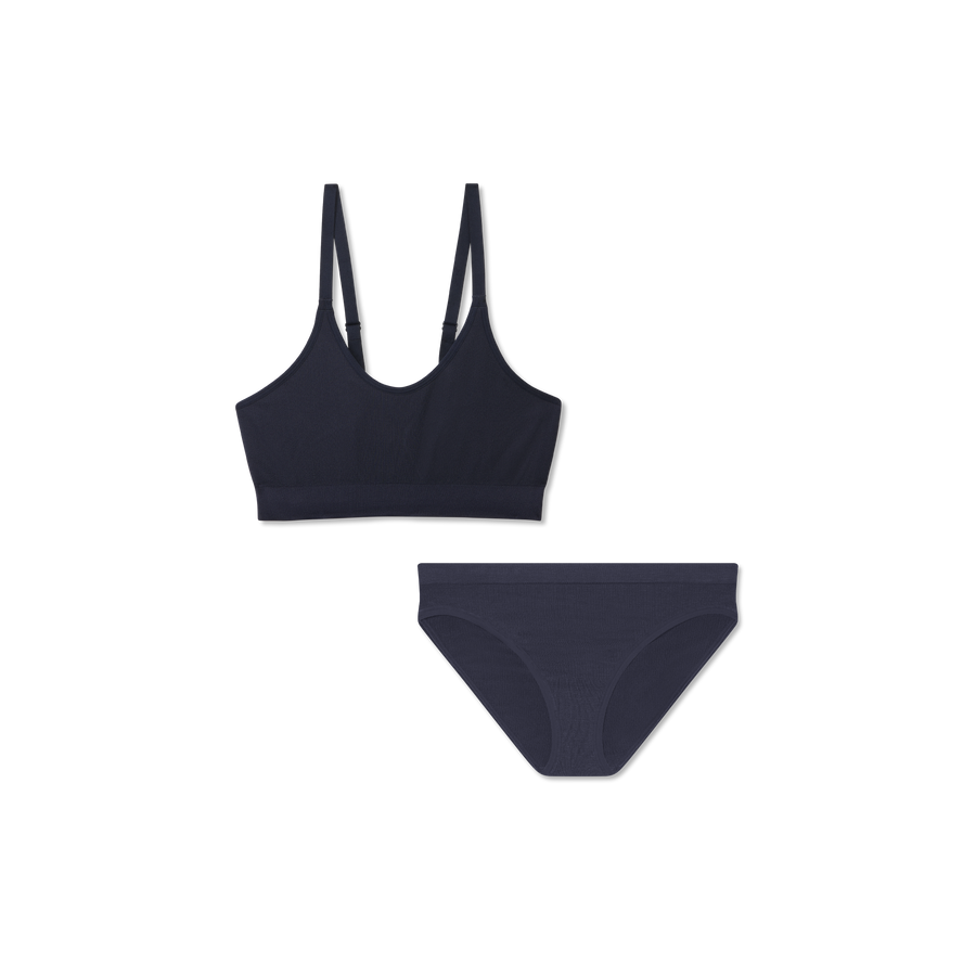 Women's Seamless Scoop Bralette + Bikini Pack - Soft Hold