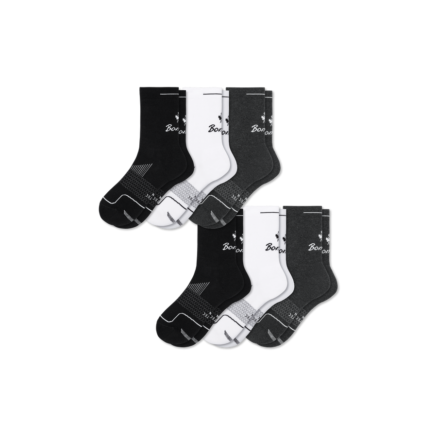 Men's Run Half Calf Sock 6-Pack - Light Comfort