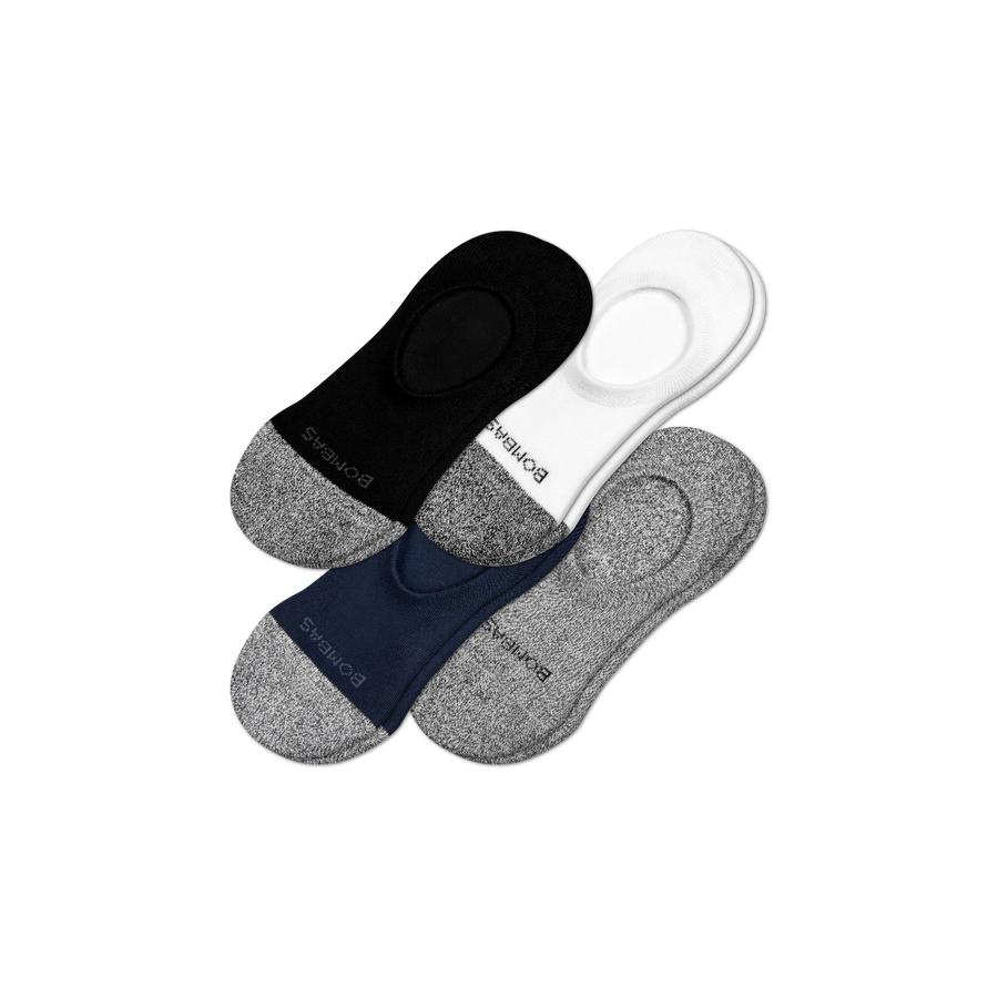 Men's Cushioned No Show Sock 4-Pack - Soft Lounge Move