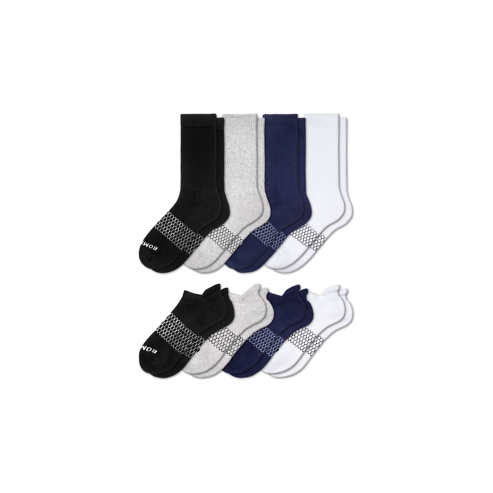 Women's Calf & Ankle Sock 8-Pack - mixed - 12